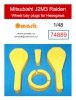 Omask 74889 Mitsubishi J2M3 Raiden wheel bay plugs (for Hasegawa) 1/48
